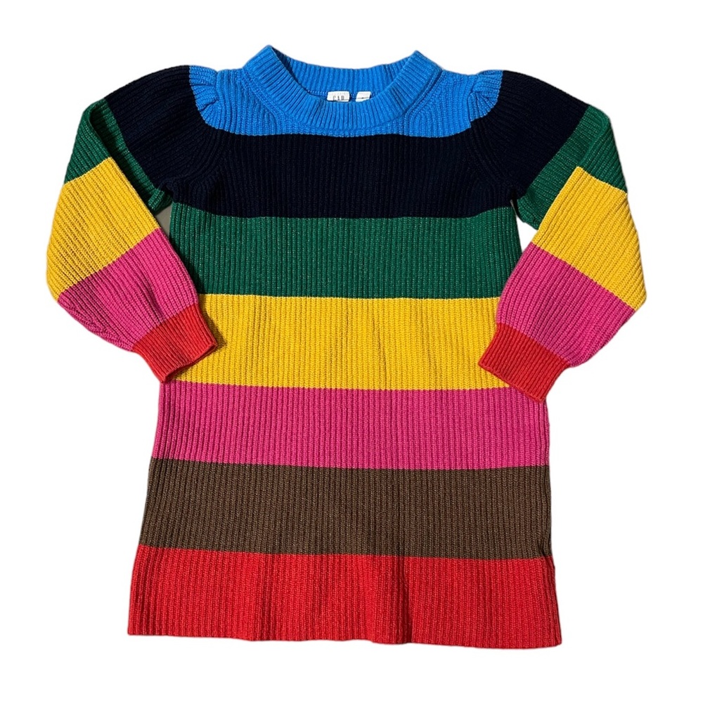 GapKids M(8) sweater dress stripes